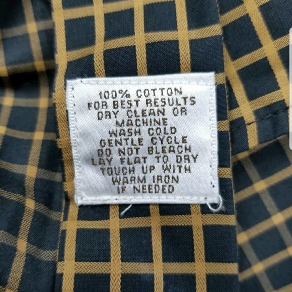 Peter Millar Brown Black Plaid Button Front Shirt - Picture 5 of 6